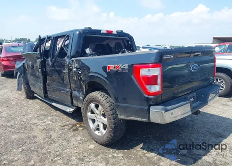 2022 Ford F-150 Lariat z USA, uszkodzony, nr VIN 1FTFW1E83NFC07919